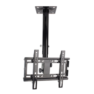电视吊架显示器吊架天花板吊顶架吊杆挂架支架调节15度倾斜32英寸