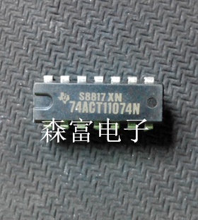 【森富电子】74ACT11074N   DIP-14 触发器 全新现货库存  直拍