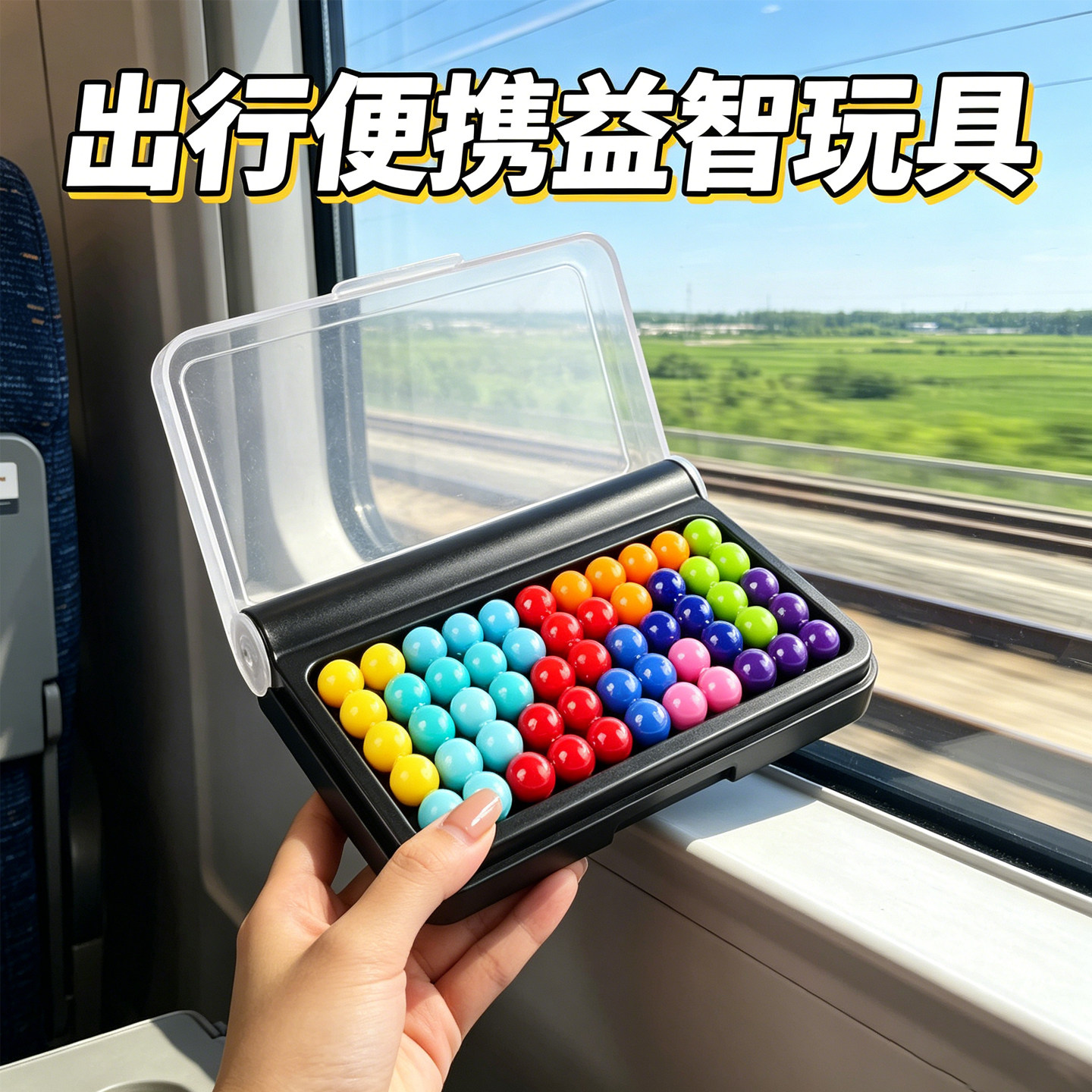 【高铁打发时间玩具】智慧大作战儿童桌游益智拼图游戏便携小玩具