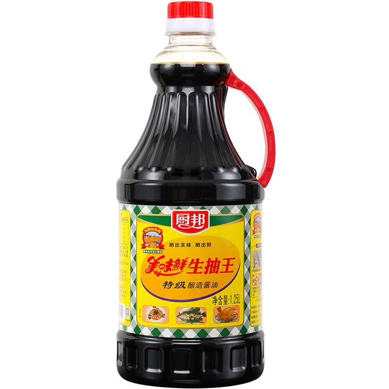 厨邦美味鲜生抽王1.25L*2