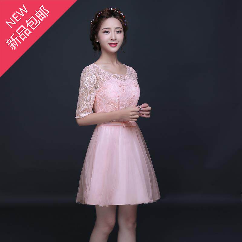 畅销2019新款春季伴娘团礼服中袖短款结婚伴娘x礼服姐妹裙毕业礼在类目 女装/女士精品, 婚纱/旗袍/礼服, 礼服/晚装中 - 来自Buy2taobao.com提供专业的淘宝代购服务