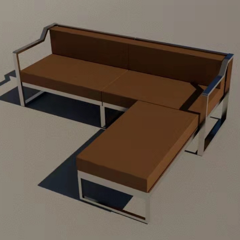 屋首不锈钢定制专用连接沙发床沙发客厅公寓床阳台桌椅电镀户外