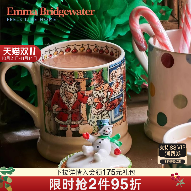 emma乡村圣诞节中号马克杯