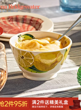 Emma Bridgewater柠檬小号做旧碗釉下彩餐碗春新款emmabrigewater