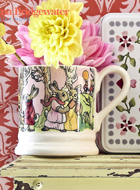 emmabridgewater情侣马克杯釉下彩咖啡杯新婚礼物emmabrigewater