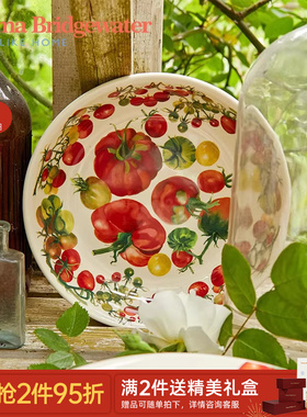 Emma Bridgewater意面碗家用盘子菜盘陶瓷汤盘番茄emmabrigewater