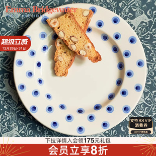 Emma Bridgewater盘子餐盘陶瓷盘家用餐具创意双层圆点8.5英寸盘