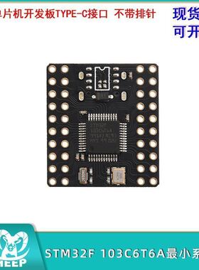 STM32F103C6T6A/C8T6 mini单片机开发板最小系统板TYPE-C接口