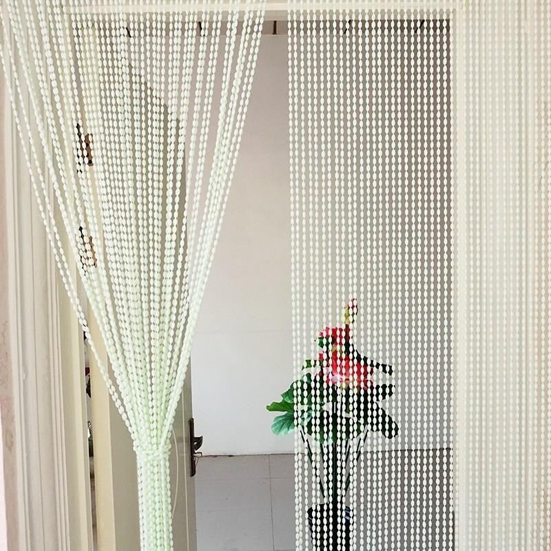 苍蝇塑料亚克力门帘成品隔断玄关挂帘防蚊子挡定做仿水晶珠帘
