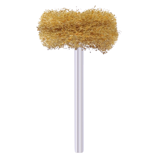 3mm百洁布电磨头木雕玉石打磨抛光套装纤维抛光轮打磨头尼龙磨头