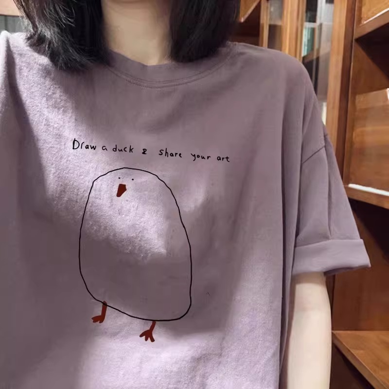 夏季新款纯棉短袖T恤女