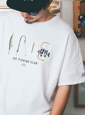 日本进口IFC IRIE HOOK TEE户外路亚潮流服饰短袖衣服IFRP-001