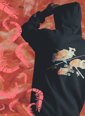 日本进口品牌IFC MADAI HOODIE-001路亚潮流长袖卫衣IFAW24-046