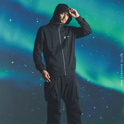 日本品牌IFC FIELD ZIP UP HOODIE路亚拉链长袖衣服IFAW24-013
