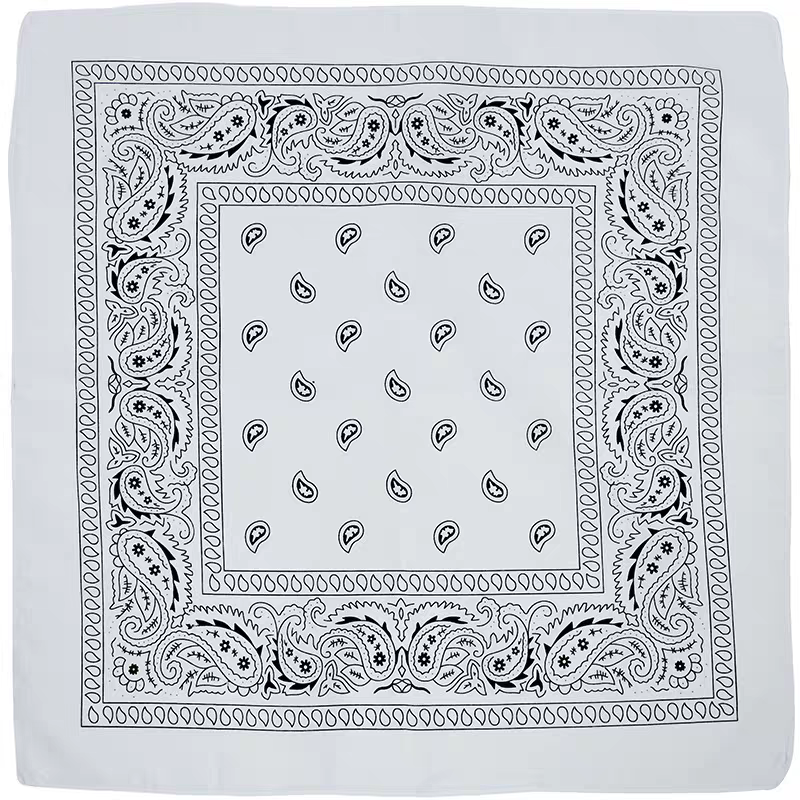 thumbnail for Hip hop street dance polyester paisley cashew flower square hip hop outdoor cycling spot bandana bandana