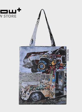 HOWstore x 陈轩荣·都市遗迹G系列潮流街头单肩包帆布包购物手袋