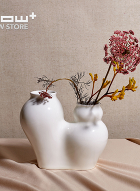 HOWstore Antibiotico Design子母花瓶手工陶瓷礼物ins简约风