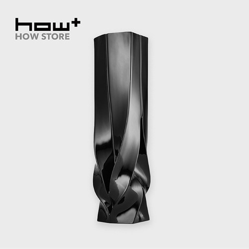 HOWstore ZAHA HADID DESIGN 扎哈哈迪德编织系列骨瓷花瓶设计感 - 封面