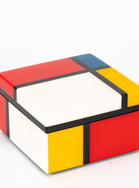 HOWstore 蒙德里安系列艺术收纳盒子首饰盒简约轻奢装饰节日礼品