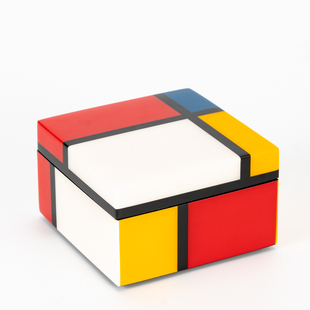 HOWstore 蒙德里安系列艺术收纳盒子首饰盒简约轻奢装饰节日礼品