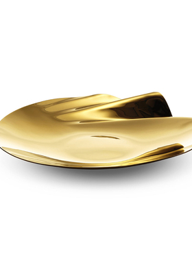 HOWstore ZAHA HADID DESIGN 扎哈哈迪德宁静系列不锈钢浅盘果盘