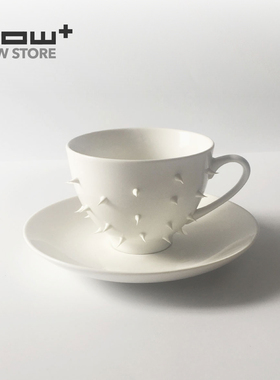 HOWstore Antibiotico Design白色仙人掌陶瓷咖啡杯碟茶杯北欧