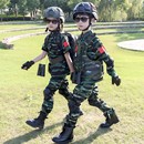 男女童小学生 儿童迷彩服套装 特种兵军装 警装 幼儿军训服演出服夏季