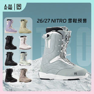 2627新款 尼卓NITRO全能公园平花单板雪鞋 全能全地域单板雪鞋 女款