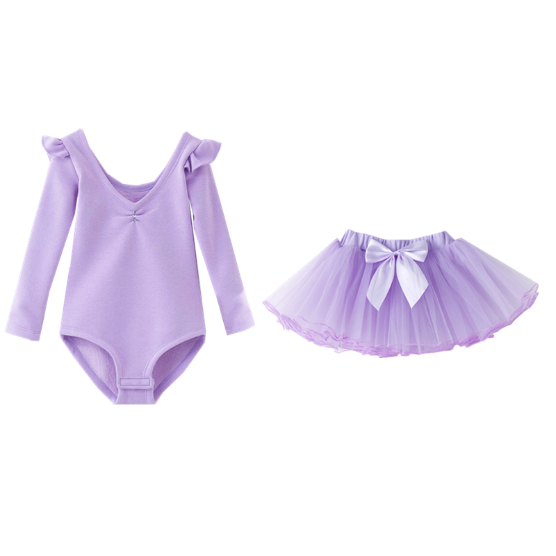 舞蹈服儿童女芭蕾舞裙练功服春夏中国舞服装女孩跳舞衣分体套装