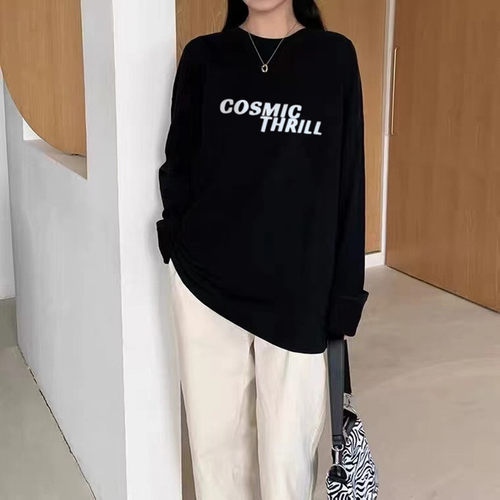 ins超火长袖t恤女初秋