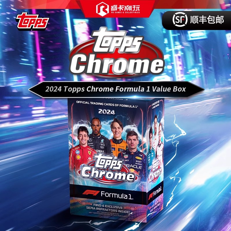 24 Topps Formula One Chrome Value Box F1 收藏卡 手雷