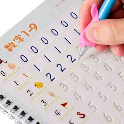 凹槽练字帖3-8儿童练习写字本数字拼音字母汉字绘画宝宝练字板z3