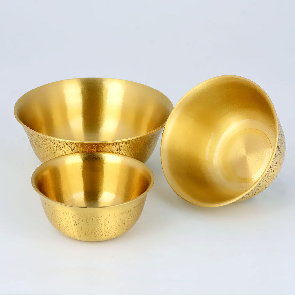 铜碗摆件大小碗铜碗家用家居客厅店铺桌案摆设装饰工艺品