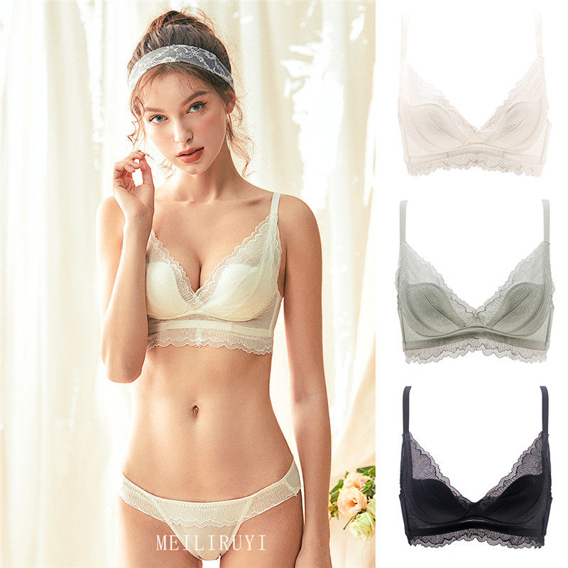 女加厚小胸显大无钢圈小胸丰胸罩内衣调整收副乳聚拢文胸外扩上托