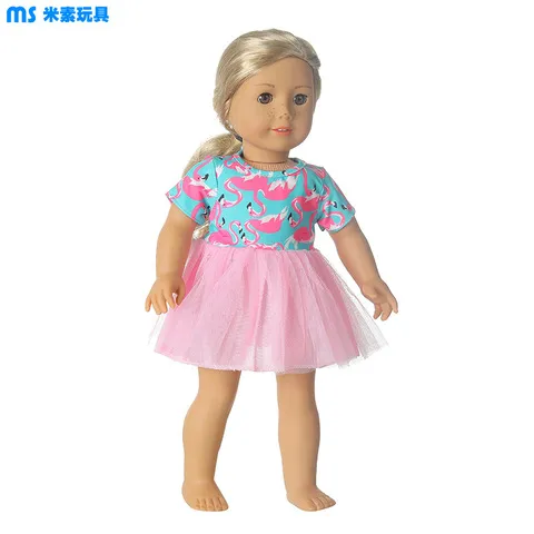 鞋子衣服18热卖夏芙衣服纱裙43cm配饰娃娃娃娃公仔女孩娃娃美国寸