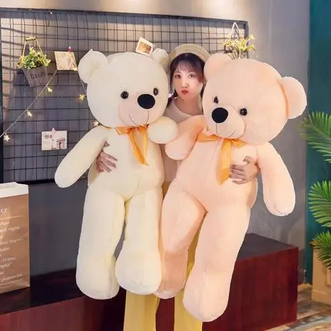 领结大号毛绒玩具儿童生日礼物公仔玩偶毛衣熊送女友创意抱抱熊