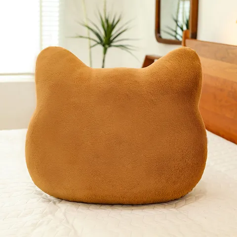 靠枕沙发车载猫创意毛绒玩具靠垫毛绒女kt生日礼物玩偶枕头送床头