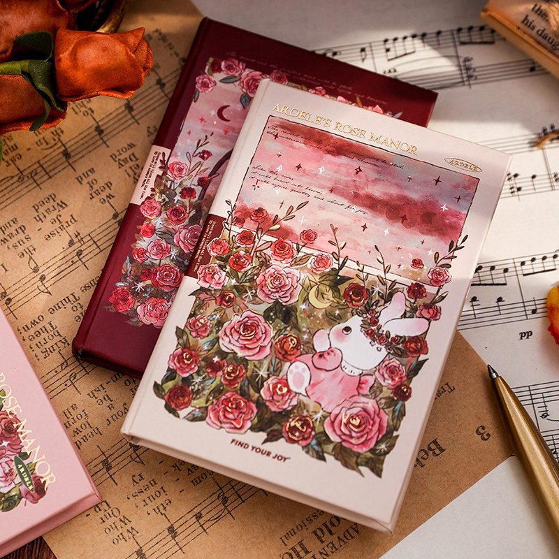 风手账本便携式小众设计感日记本小清新随身创意手帐本加厚随手记事本