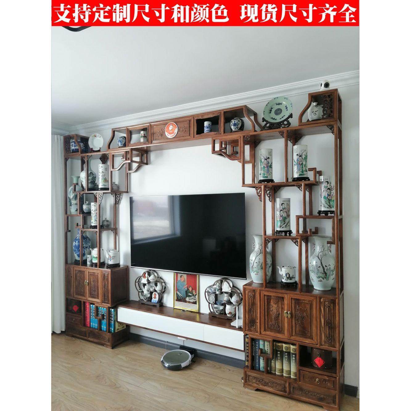 月亮门新中式隔断客厅博