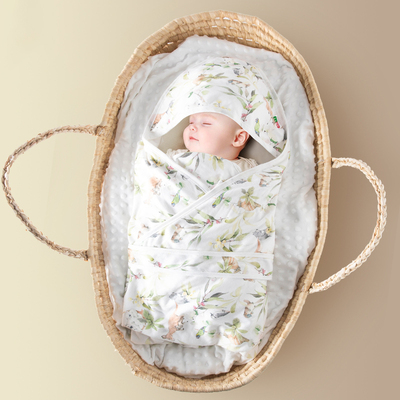 包被婴儿初生纯棉a类新生抱单