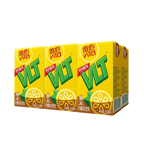 维他柠檬茶250ml维他奶茶饮料柠檬味聚餐聚会家庭夏季饮品-CL