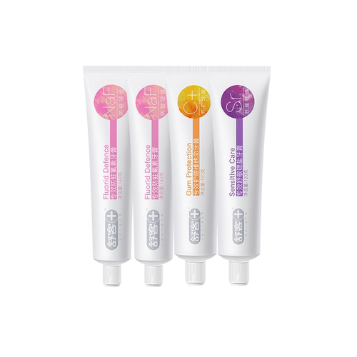 舒客牙膏防蛀固齿140g*2支+随机款120g*2支-J