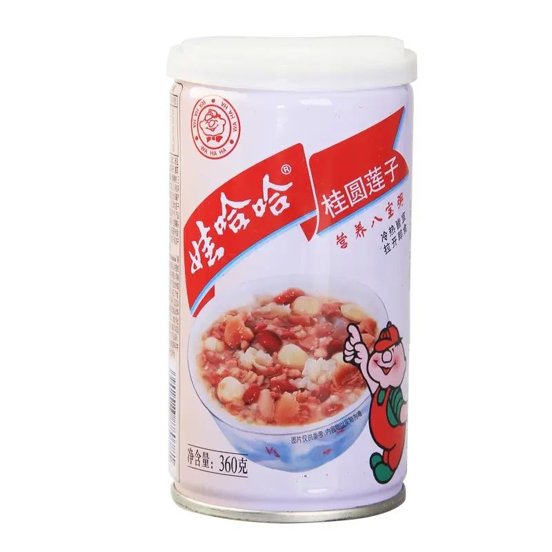 娃哈哈八宝粥桂圆莲子营养罐装早餐速食 360g*12罐-K