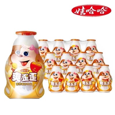 娃哈哈爽歪歪益生菌发酵酸奶饮品200g*12瓶-n