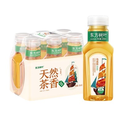农夫山泉东方树叶小瓶335ml*6瓶乌龙茶小瓶茶饮料下午茶饮品shm