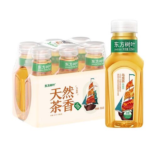 农夫山泉东方树叶小瓶335ml*6瓶乌龙茶小瓶茶饮料下午茶饮品shm