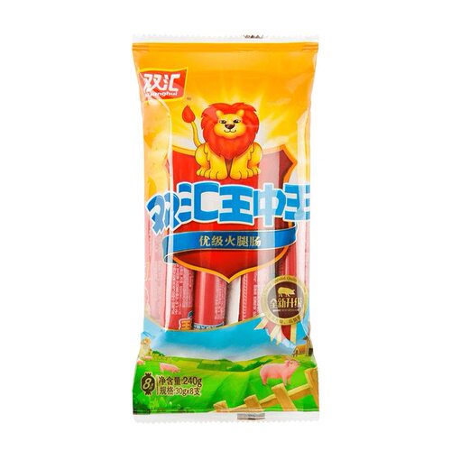双汇经典王中王火腿肠240g*1包速食泡面搭档烤开袋即食炒菜炒饭J