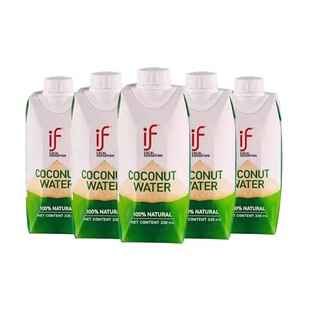 IF椰子水330ml*5瓶椰青水果汁饮料