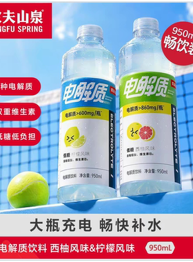 农夫山泉电解质水 950ml*2瓶运动健身补水饮料shm