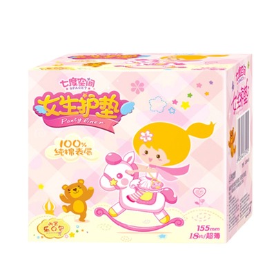 七度空间纯棉护垫155mm